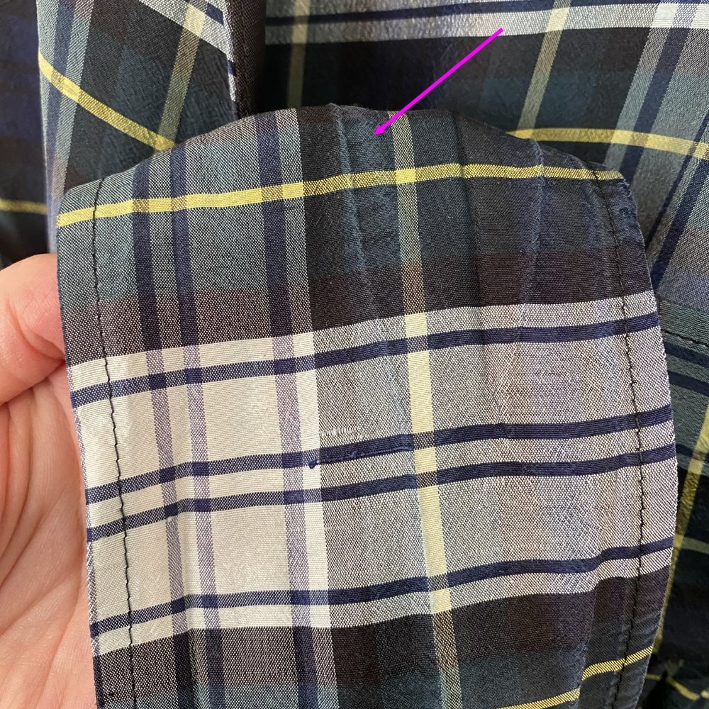 Tartan Plaid Spence Wrap Dress by Sara Berman, size XS - Picture 7 of 10